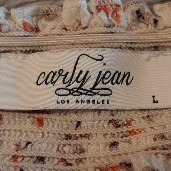 Carly Jeans Long Sleeve Top with Tassels Size Large - Picture 2 of 16